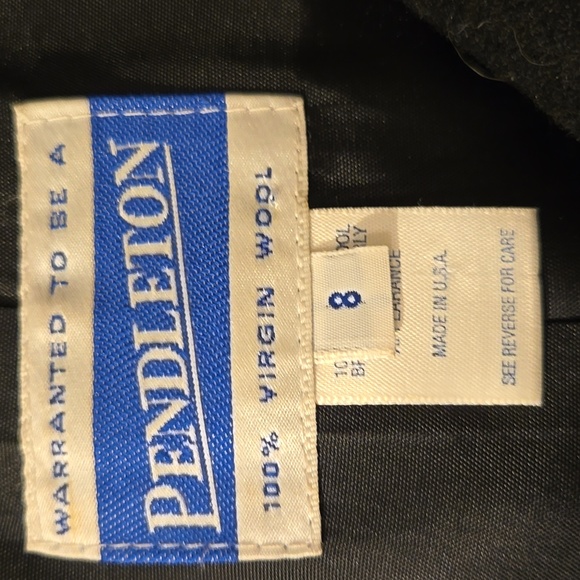Pendleton Wool Classic Black Women's Coat - Picture 7 of 9